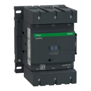 Contactor Schneider LC1D115M7 TeSys Deca de 3 polos para control de motores y automatización industrial
