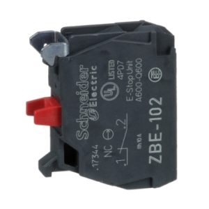 ZBE102 Bloque de contacto para boton de control